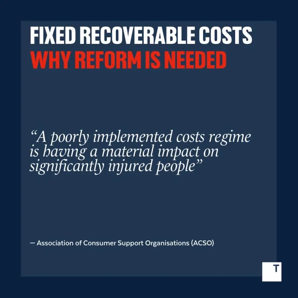 Thompsons Fixed Recoverable Costs Linked In Post